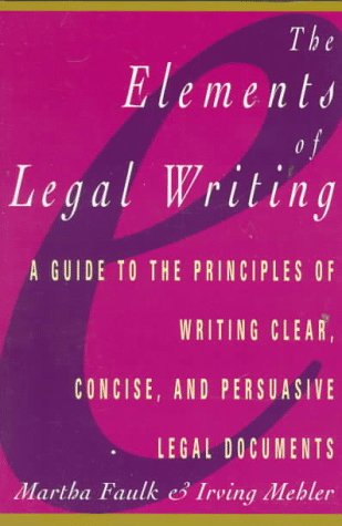 Elements of Legal Writing