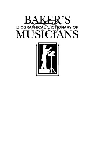 Baker's Biographical Dictionary of Musicians