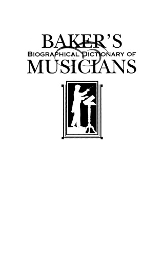 Baker's Biographical Dictionary of Musicians