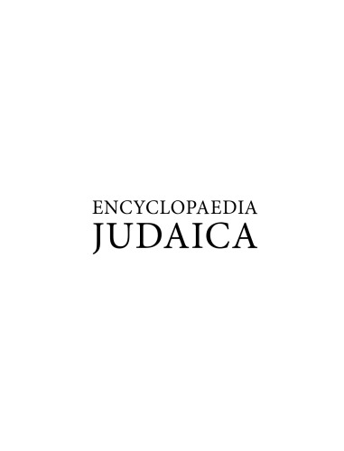 Encyclopaedia Judaica 21 Wel - Zy