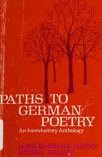 Paths to German poetry