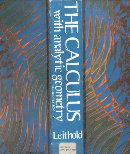 The Calculus, With Analytic Geometry