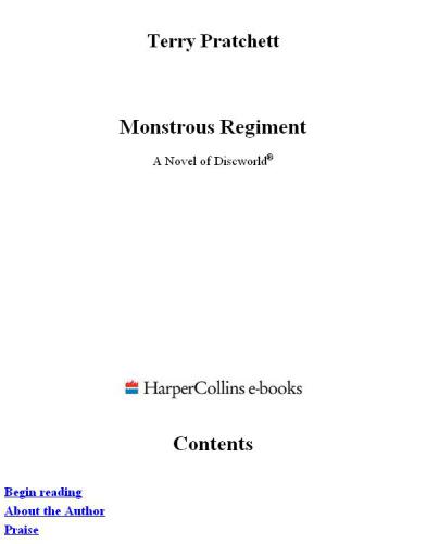 Monstrous regiment : a novel of Discworld