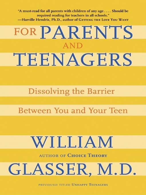 For Parents and Teenagers