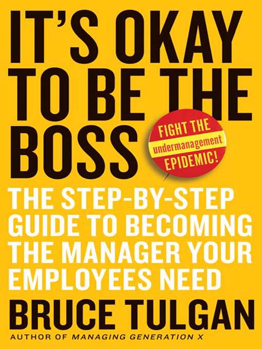 It's Okay to Be the Boss