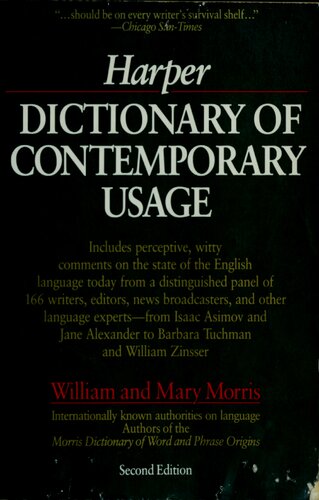 Harper Dictionary of Contemporary Usage