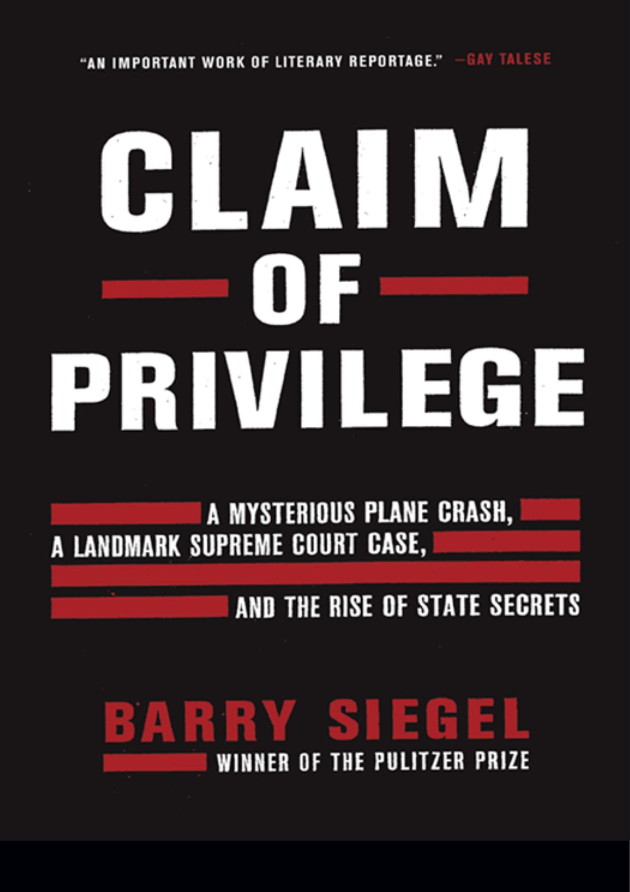 Claim of Privilege