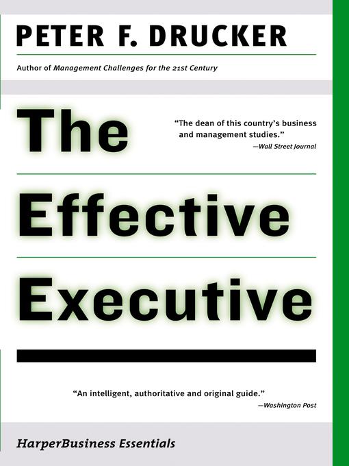 The Effective Executive