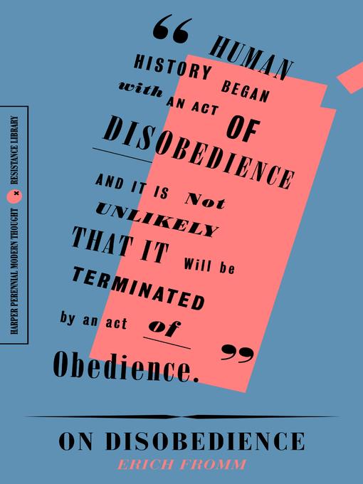 On Disobedience