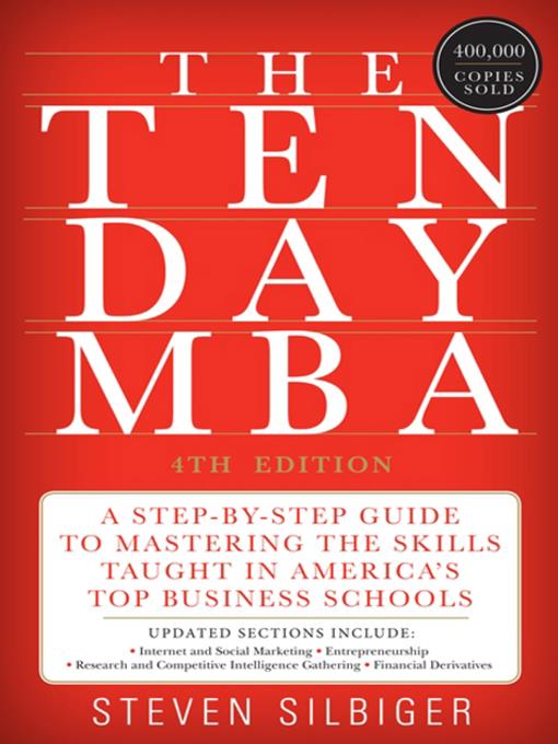 The Ten-Day MBA 4th Ed.