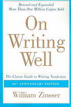 On Writing Well, 30th Anniversary Edition