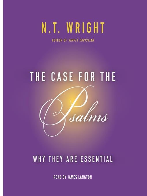 The Case for the Psalms