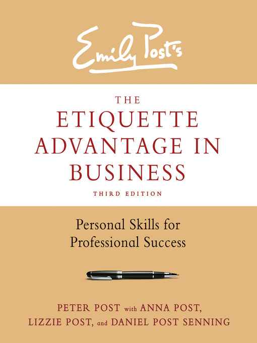 The Etiquette Advantage in Business