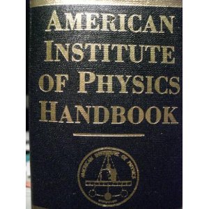 American Institute Of Physics Handbook. Section Editors