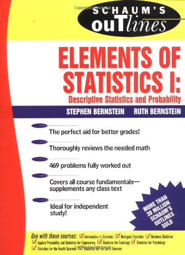 Schaum's Outline of Elements of Statistics I