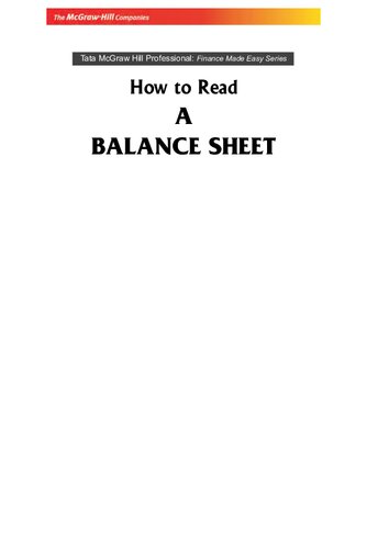 How to Read a Balance Sheet