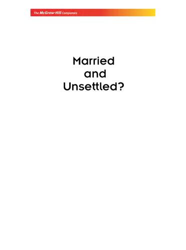 Married and Unsettled