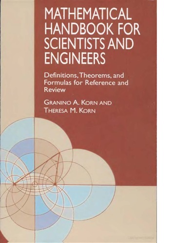 Mathematical Handbook for Scientists and Engineers