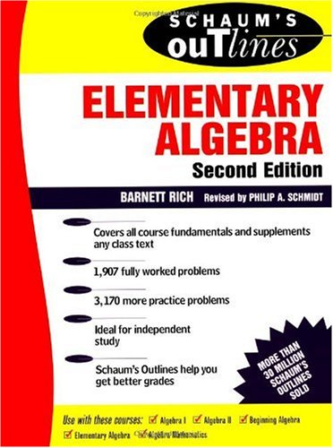 Schaum's Outline of Elementary Algebra