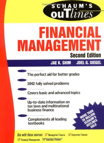 Schaum's Outline of Financial Management