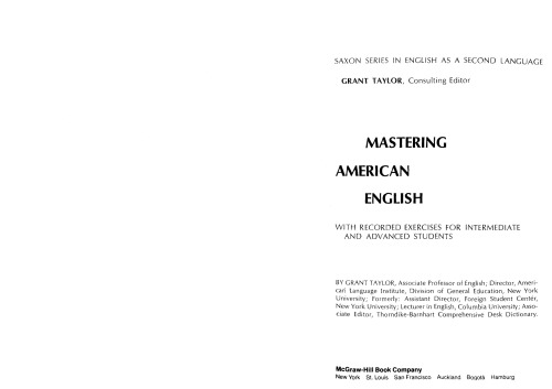 Mastering American English