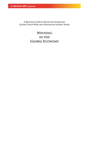 Winning in the Global Economy