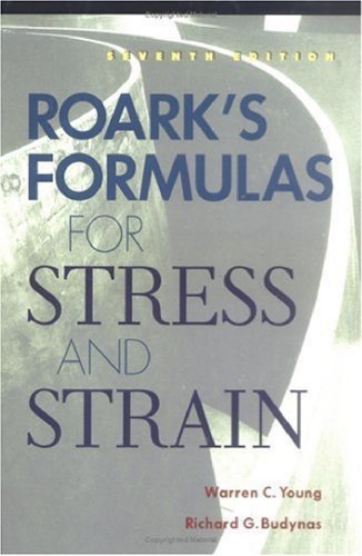 Roark's formulas for stress and strain.