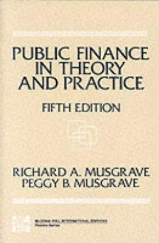 Public Finance In Theory And Practice