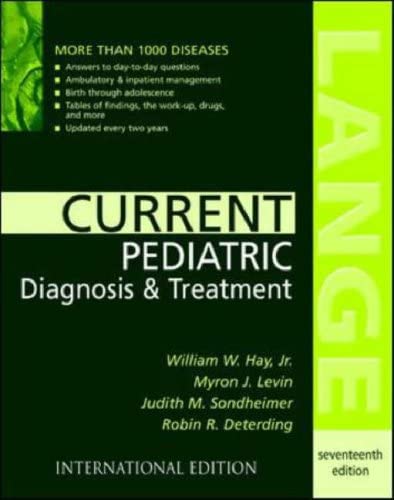 Current Pediatric Diagnosis and Treatment