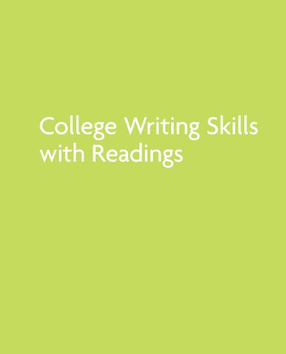 College Writing Skills with Readings