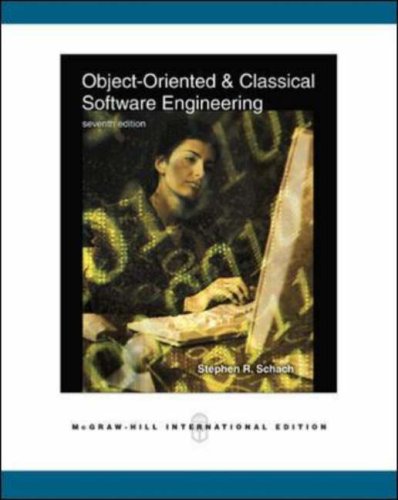 Object Oriented &amp; Classical Software Engineering