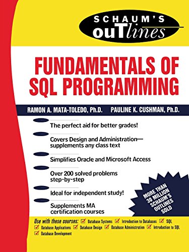 Schaum's outline of fundamentals of SQL programming