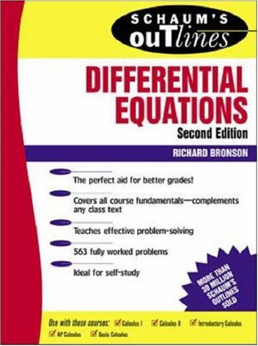 Schaum's outline of theory and problems of differential equations