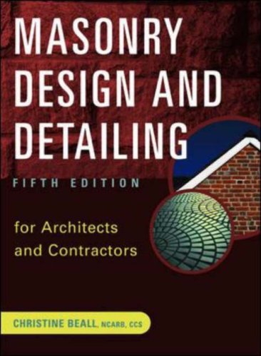 Masonry Design and Detailing