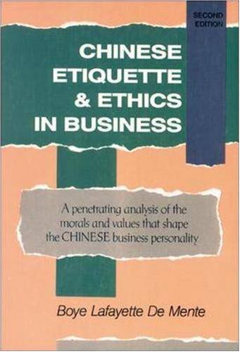 Chinese Etiquette &amp; Ethics in Business