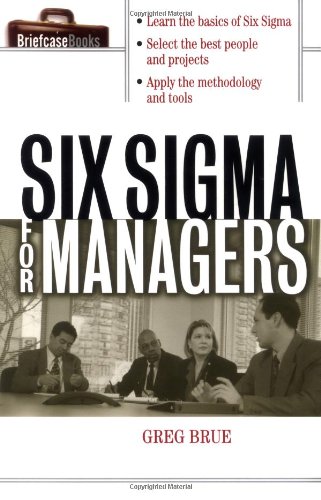 Six SIGMA for Managers