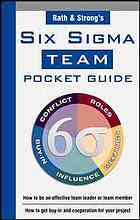 Rath &amp; Strong's Six SIGMA Team Pocket Guide
