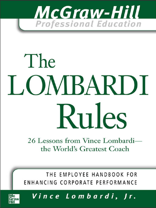 The Lombardi Rules