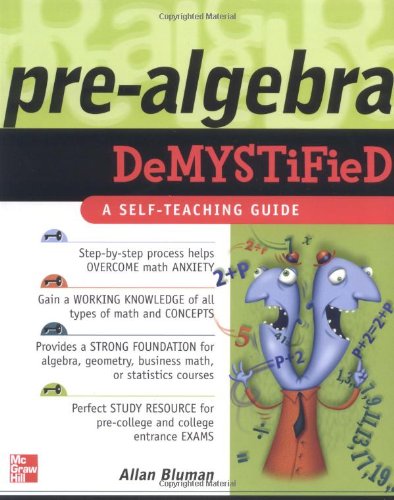 Pre-Algebra Demystified