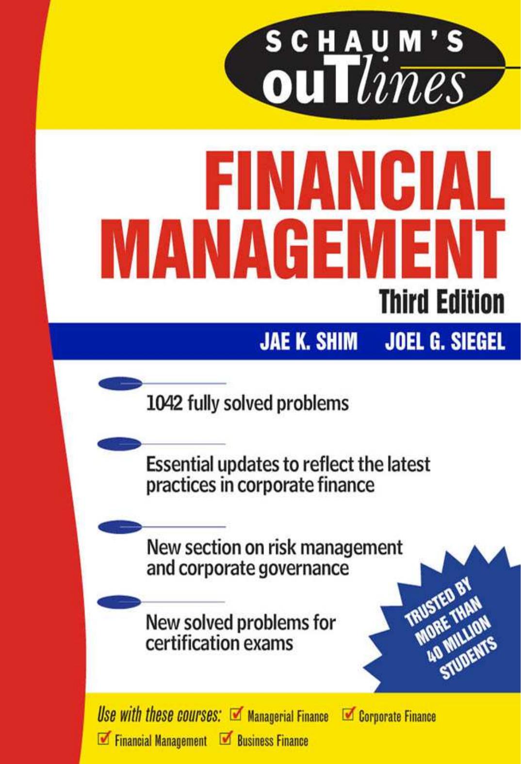 Schaum's Outline of Financial Management