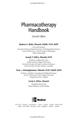 Pharmacotherapy Handbook