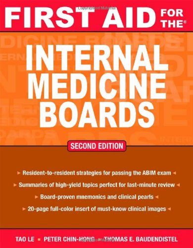 First Aid for the Internal Medicine Boards