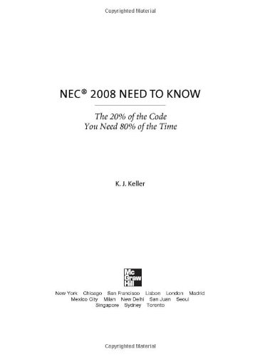 Nec(r) 2008 Need to Know