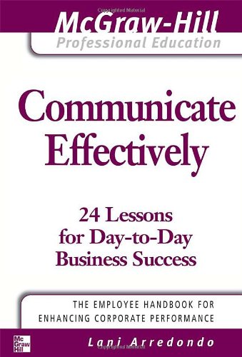 Communicate Effectively