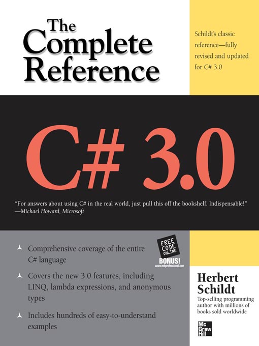 C# 3.0 The Complete Reference