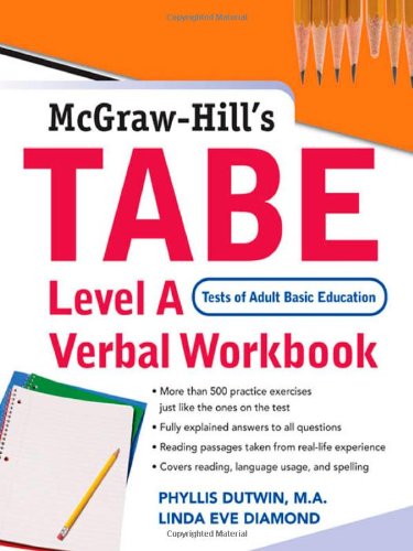 Tabe Level a Verbal Workbook