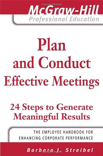 Plan and Conduct Effective Meetings