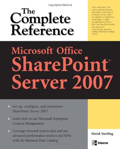 Microsoft(r) Office Sharepoint(r) Server 2007