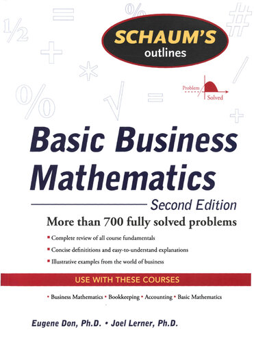 Schaum's Outline of Basic Business Mathematics