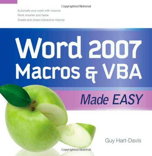 Word 2007 Macros & VBA Made Easy